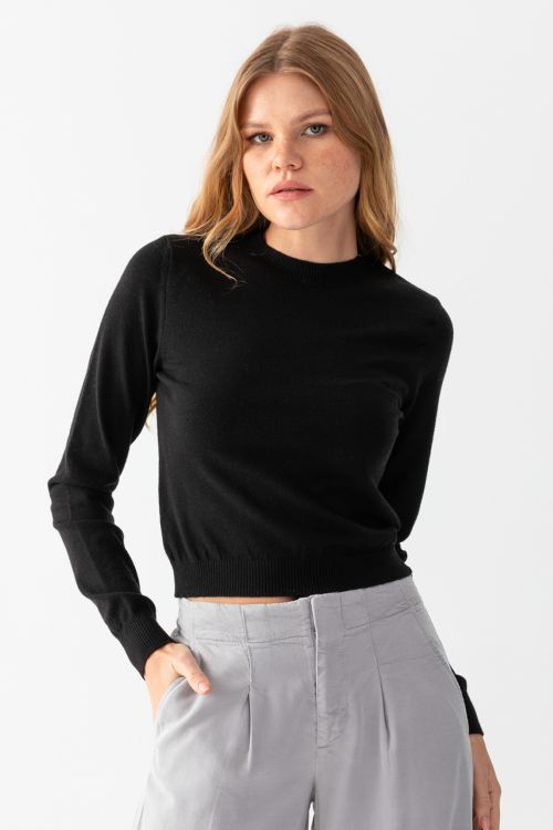 Crew Neck Basic Sweater